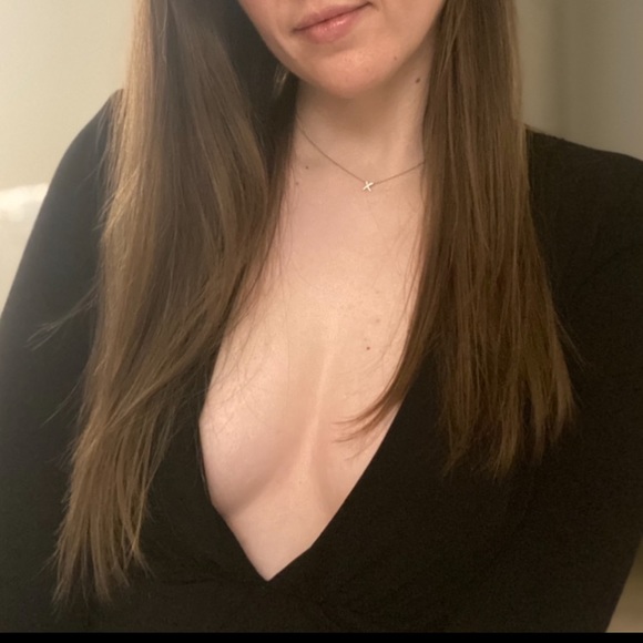 Nookie - long sleeve ruched plunge neck mini sz M - Picture 10 of 10